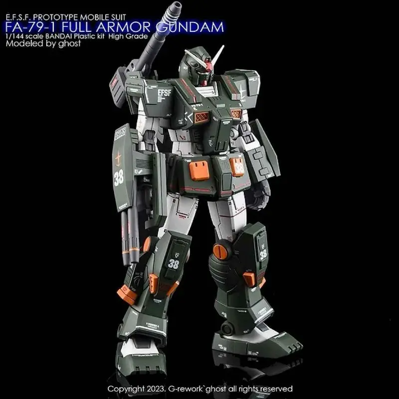 G-Rework Cd-Hl-Fa781 Premium Decal For Hg Fa-78-1 Full Armor Gundam 1