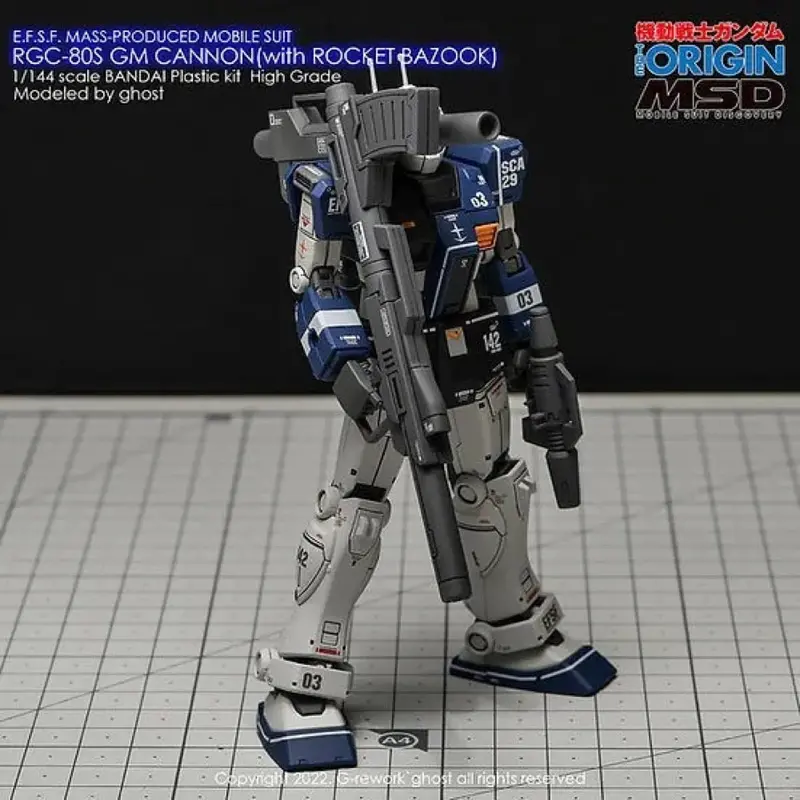 G-Rework Cd-Hl-Gcrb Premium Decal For Hg Rgc-08S Gm Cannon (Rocket Bazook Type) 2