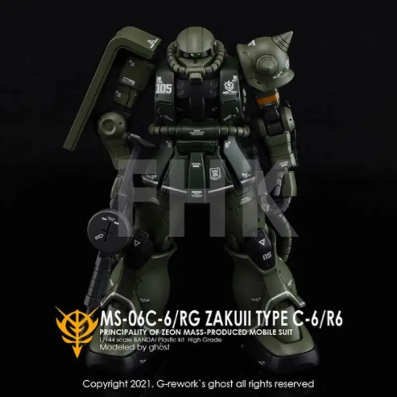 G-Rework Cd-Ho-25 Premium Decal For Hg Origin Ms-06C Jakuii 2