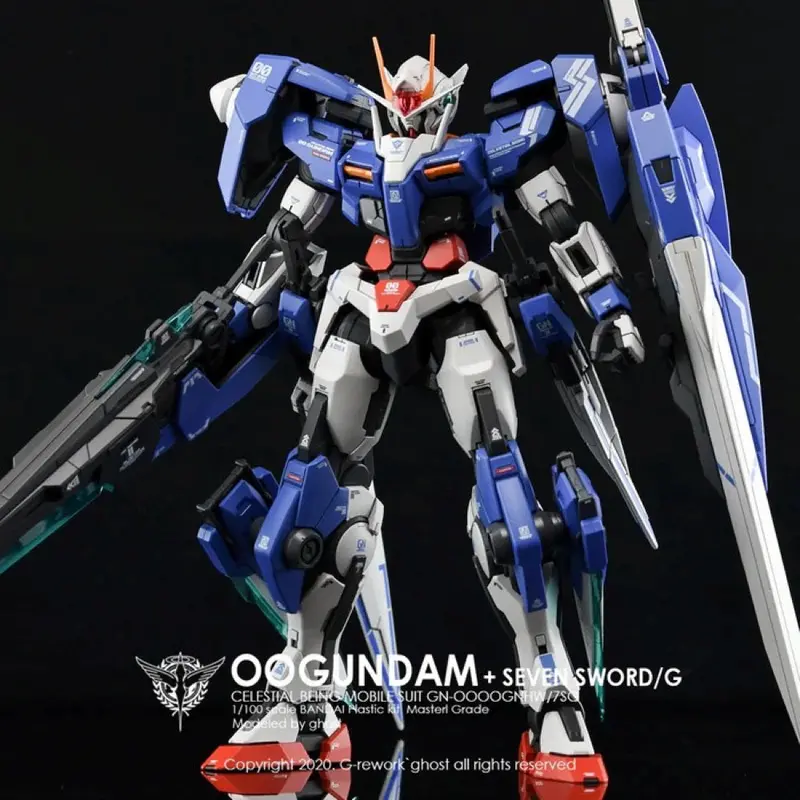 G-Rework Cd-M148 Premium Decal For Mg Oo Gundam Seven Sword 1