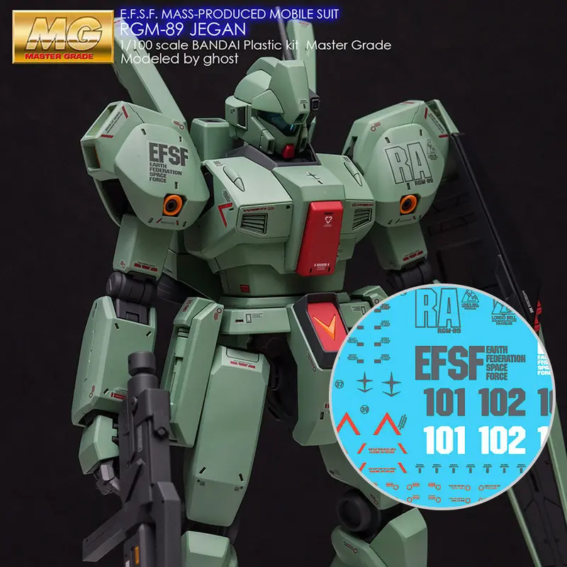 G-Rework Cd-M204 Premium Decal For Mg Rgm-89 Jegan 1