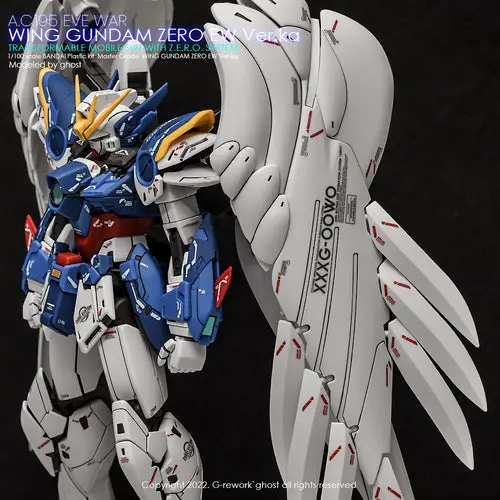 G-Rework Cd-M215 Premium Decal For Mg Wing Zero Ew Ver.Ka (Decal V2.0) 1