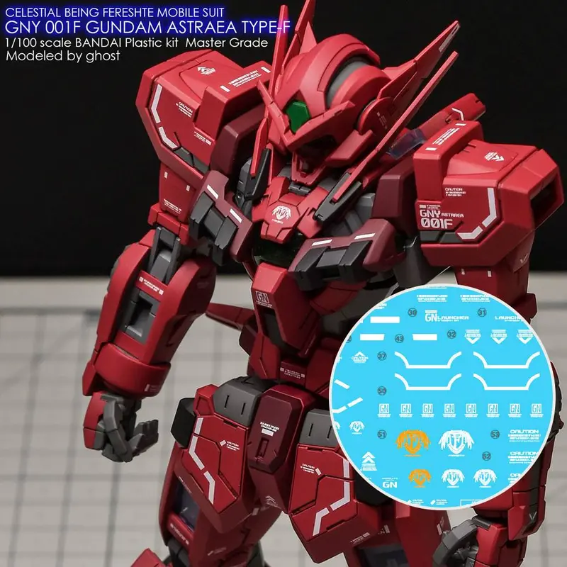 G-Rework Cd-Ml-Asaf Premium Decal For Mg Gny 001F Gundam Astraea Type-F 1
