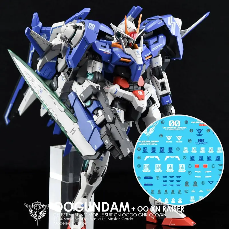 G-Rework Cd-Ml-Xnr Premium Decal For Mg Oo Gundam Xn Raiser 1
