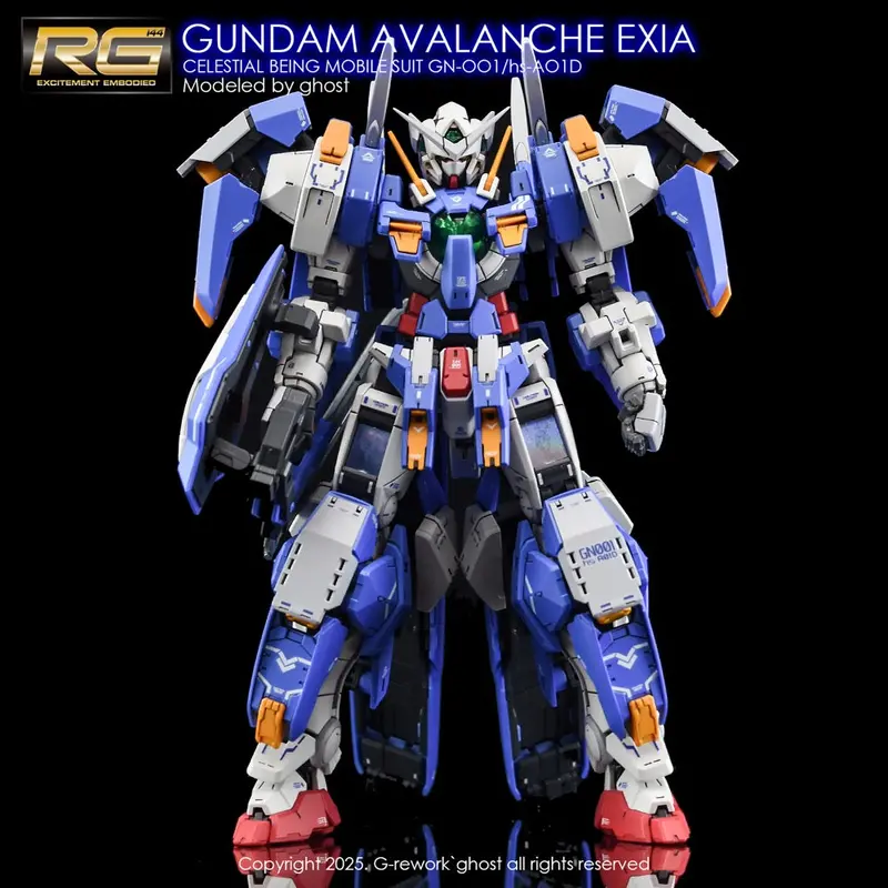 G-Rework Cd-Rg15-Ae Premium Decal For Rg Avalanche Exia 1
