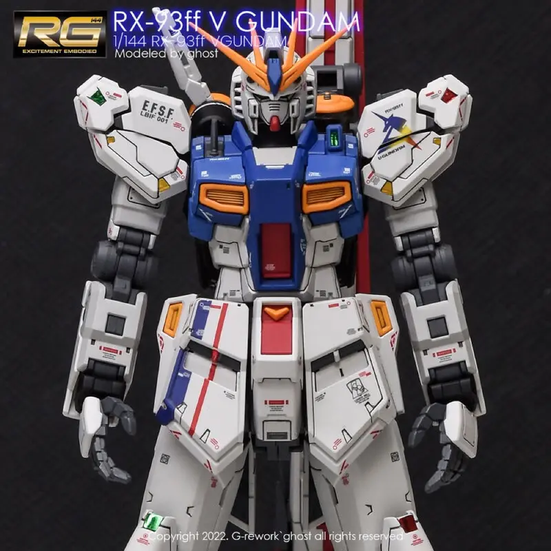 G-Rework Cd-Rg32-Ff Premium Decal For Rg Rx-93Ff V Gundam 1