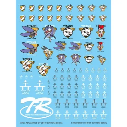 G-Rework Tm-Aoz-03 Premium Decal For Mg A.O.Z Custom Mark Decal 1