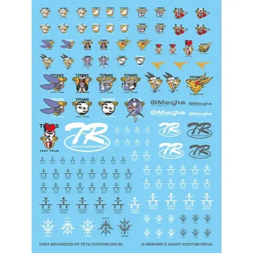 G-Rework Tm-Aoz-04 Premium Decal For Hg A.O.Z. Custom Mark Decal 1