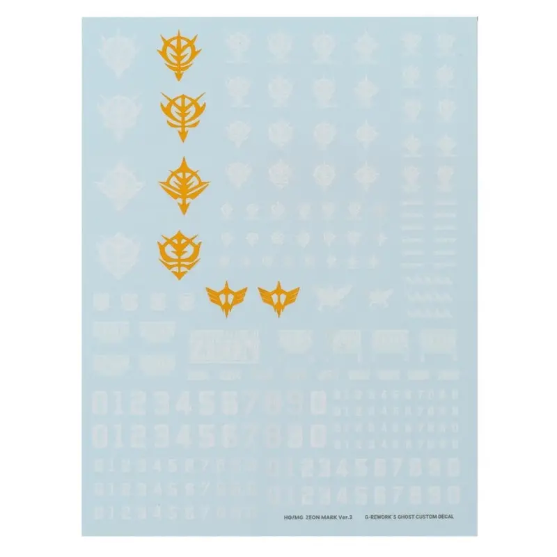 G-Rework Tm-Z-02 Premium Decal For Hg/Mg Zeon Mark 02 1