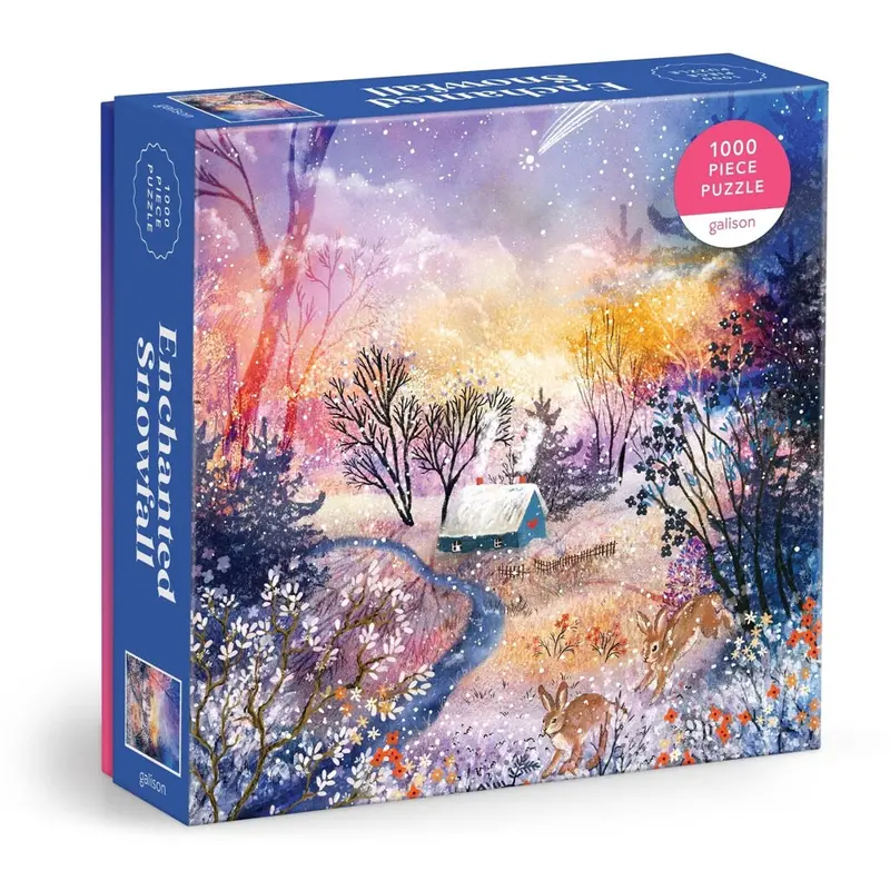 Galison Enchanted Snowfall 1000Pc Jigsaw Puzzle 1
