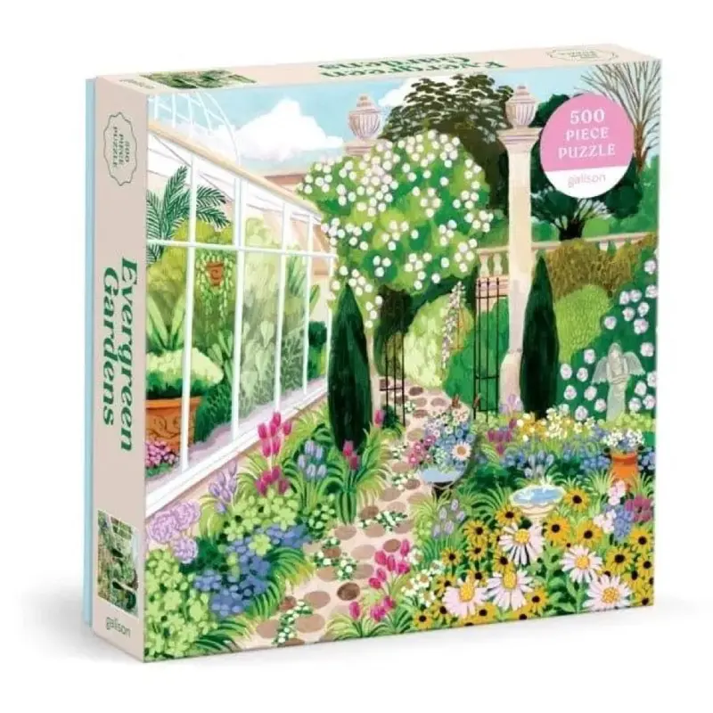 Galison Evergreen Gardens 500Pc Jigsaw Puzzle 1