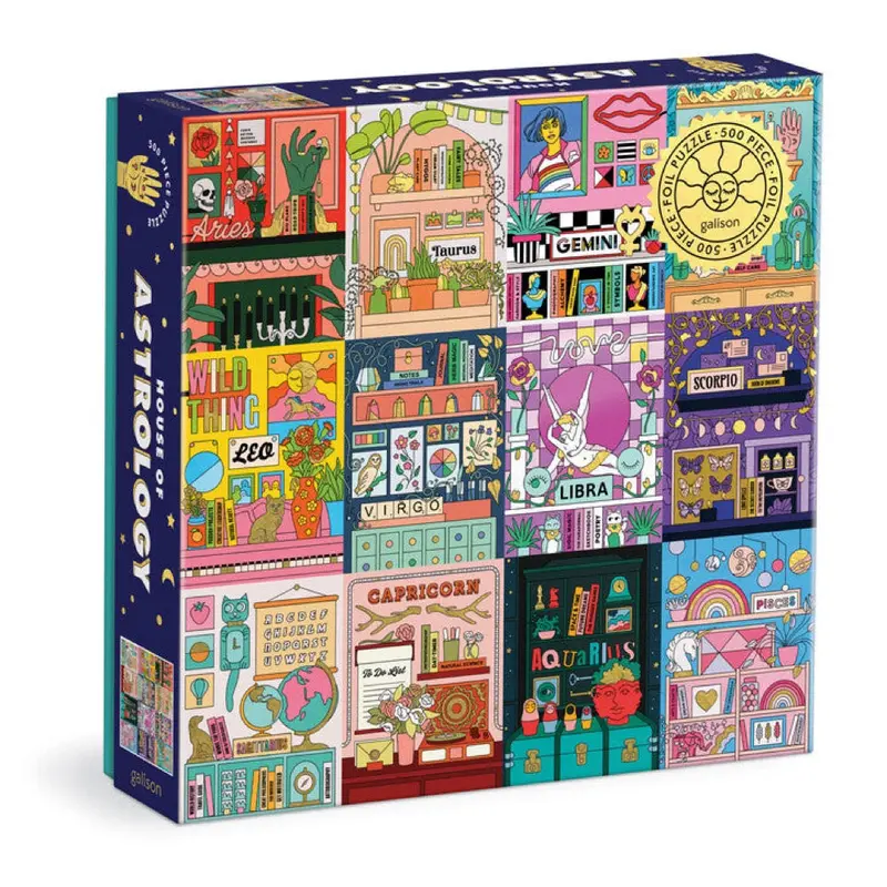 Galison House Of Astrology Foil 500Pc Jigsaw Puzzle 1