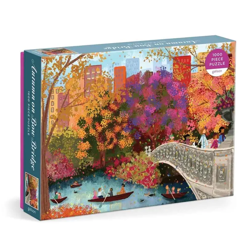 Galison Joy Laforme Autumn On Bow 1000Pc Jigsaw Puzzle 1