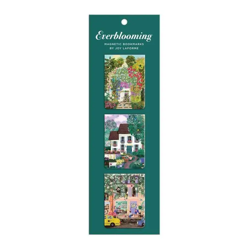 Galison Joy Laforme Everblooming Magnetic Bookmarks Set 1