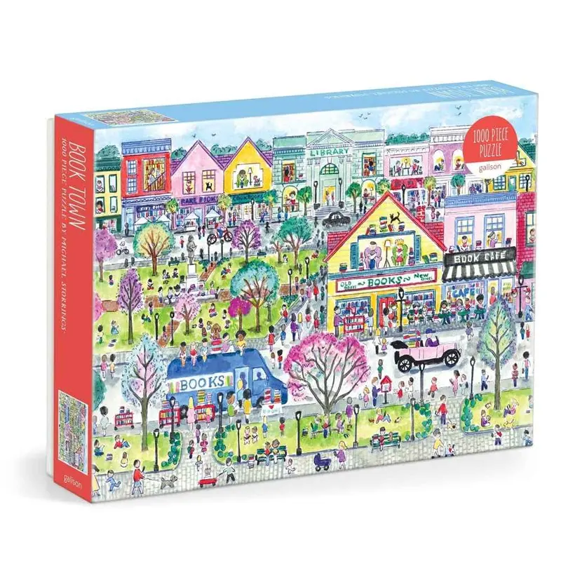 Galison Michael Storrings Book Town 1000Pc Jigsaw Puzzle 1