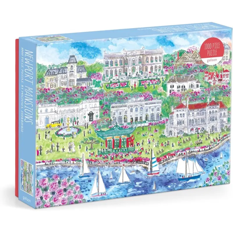 Galison Michael Storrings Newport Mansions 1000Pc Jigsaw Puzzle 1