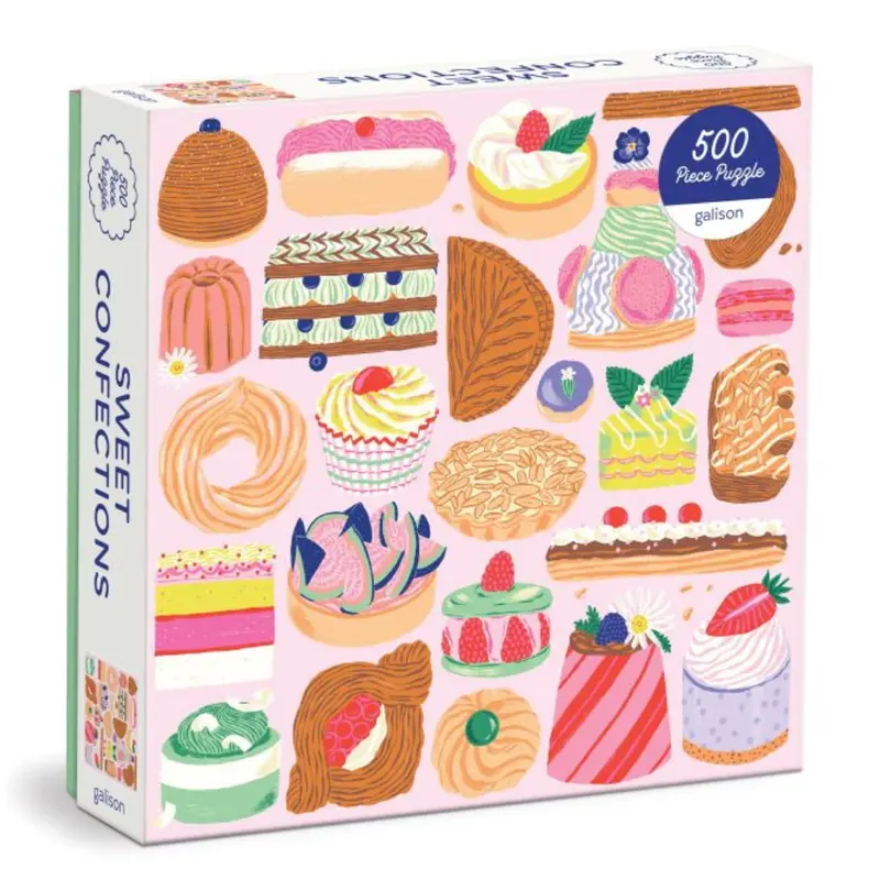 Galison Sweet Confections 500Pc Jigsaw Puzzle 1