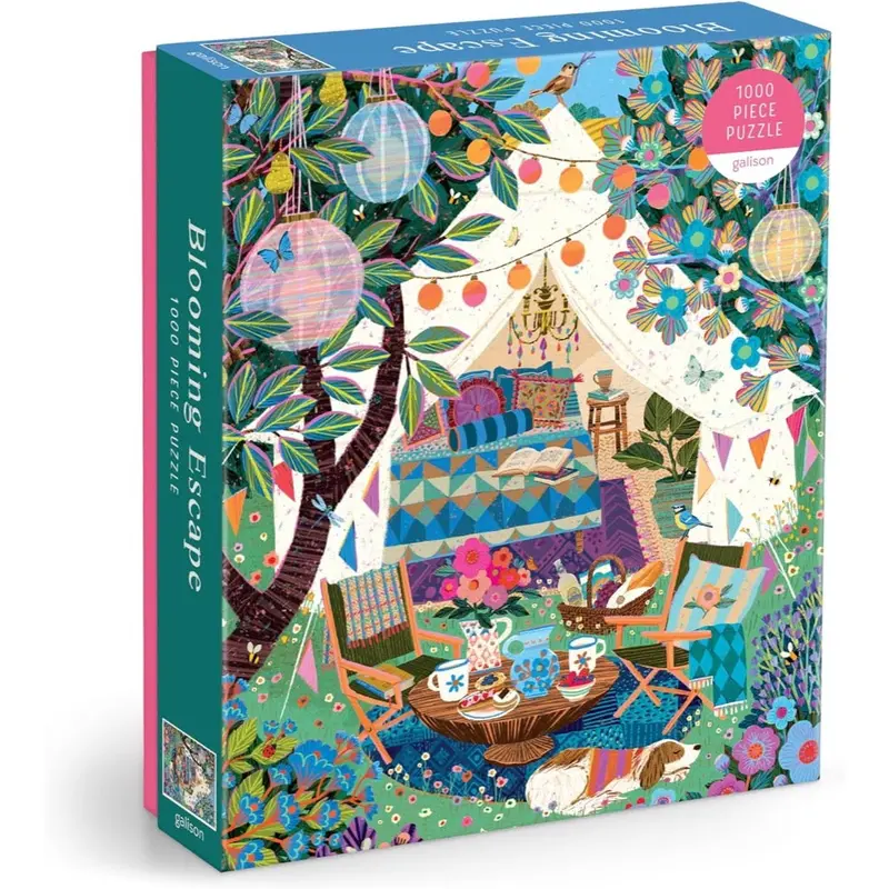 Galison Victoria Ball Blooming Escape 1000Pc Jigsaw Puzzle 1
