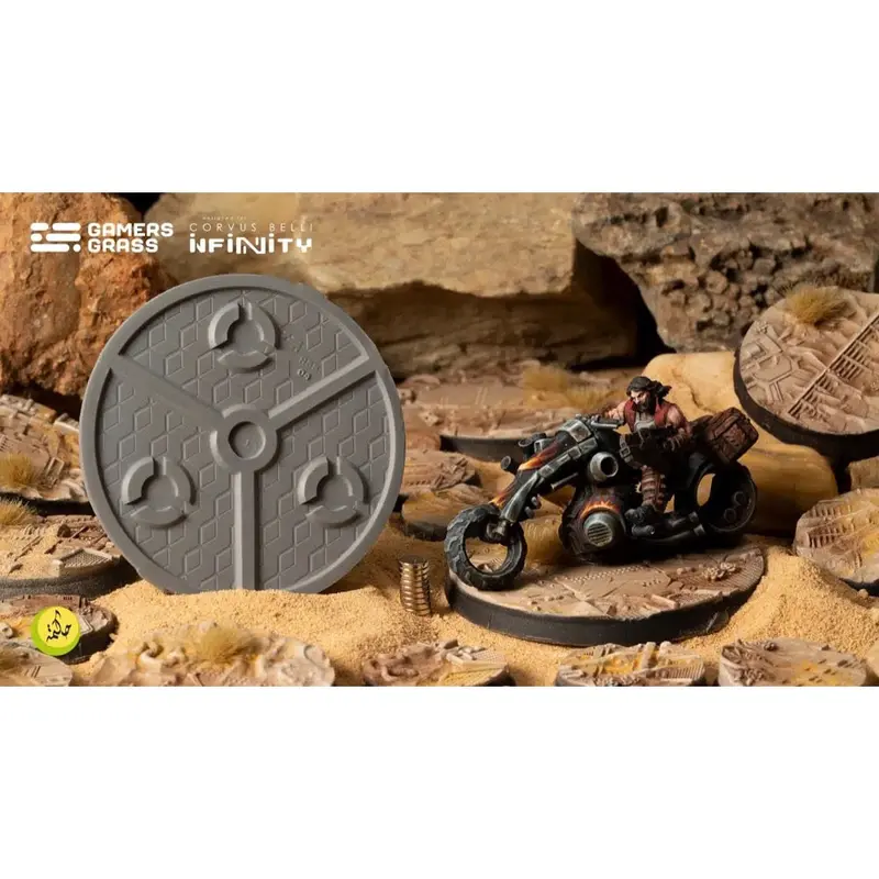 Gamers Grass Ggb-Dbr55 Dunes Of Bourak Round 55Mm 2Pc 2