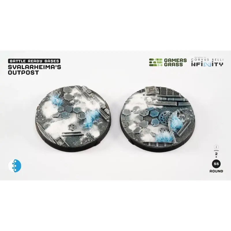Gamers Grass Ggb-Sor55 Svalarheima’S Outpost Round 55Mm 2Pc 1