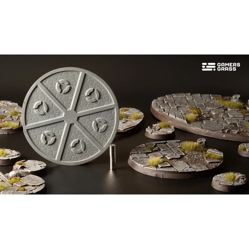 Gamers Grass Ggb-Tr80 Temple Bases Round 80Mm 1Pc 2