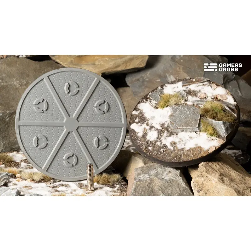 Gamers Grass Ggb-Wr90 Winter Bases Round 90Mm 1Pc 2