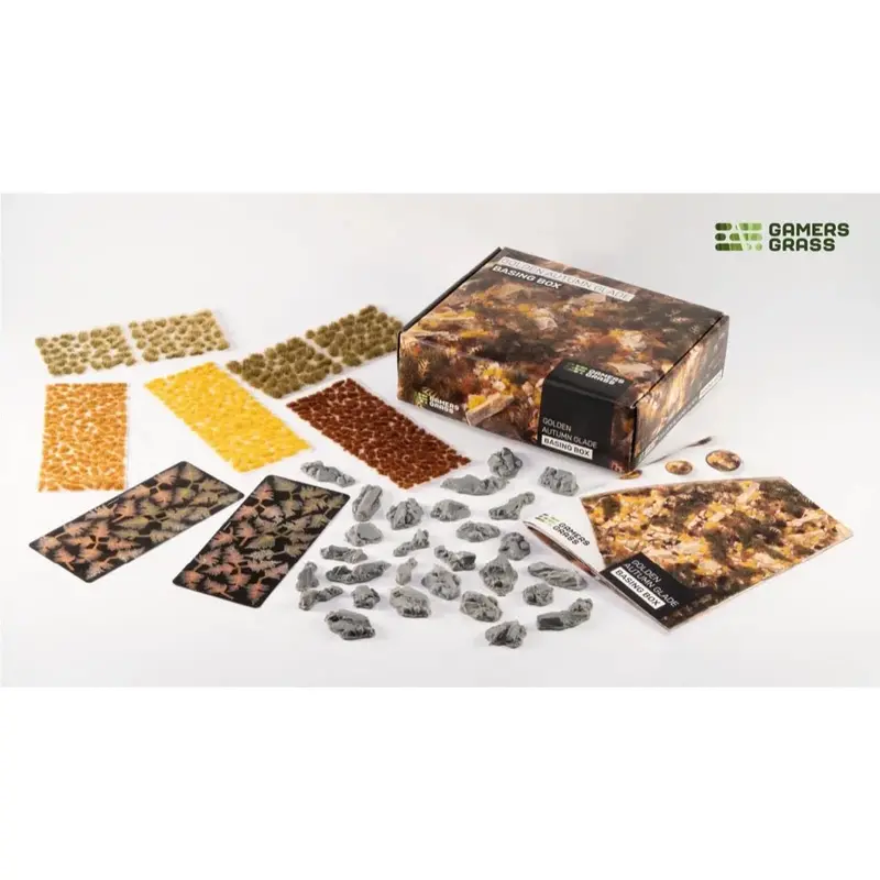 Gamers Grass Ggsb-Gagbb Golden Autumn Glade Basing Box 1