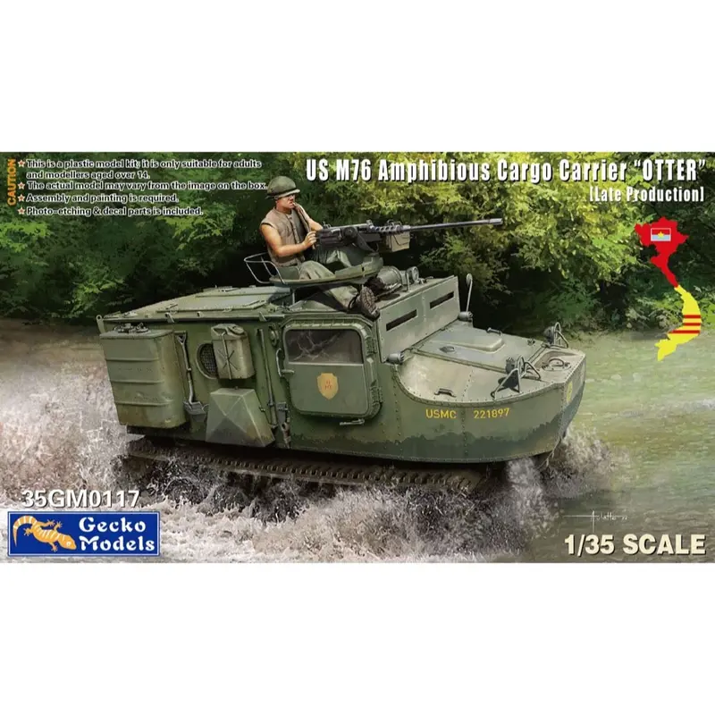 Gecko Models 35Gm0117 1/35 Us M76 Amphibious Cargo Carrier Otter Late Production 1