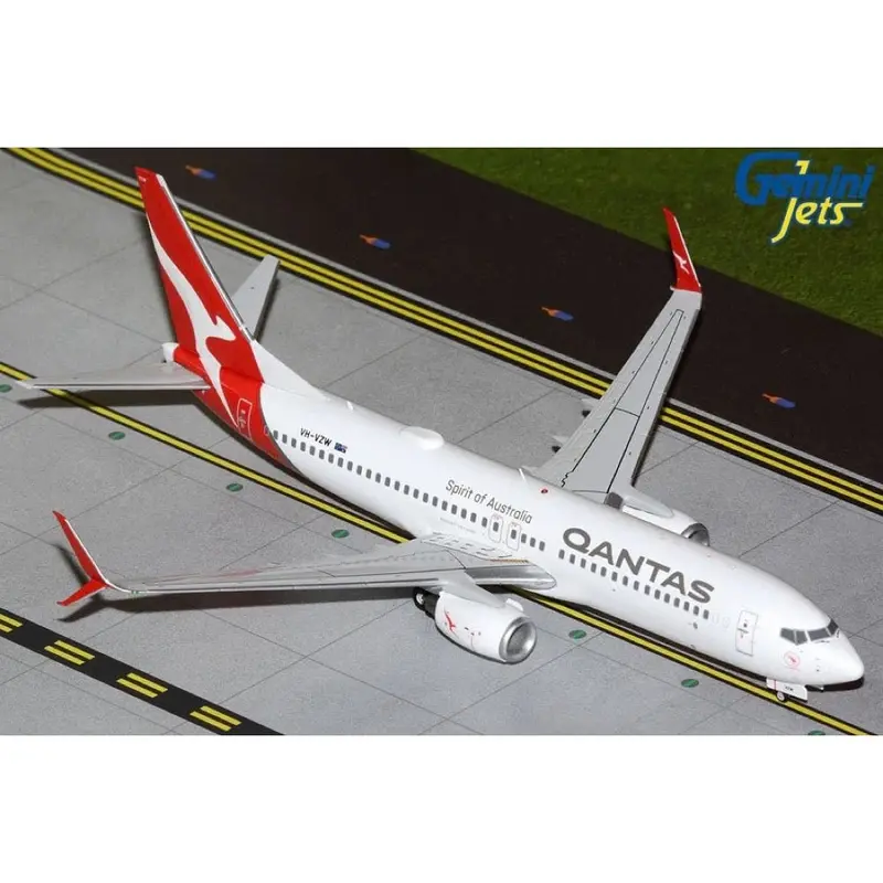 Gemini Jets G2qfa1432 1/200 Qantas Airways B737-800S Vh-Vzw 1