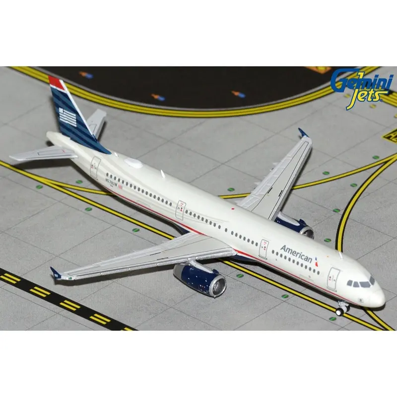 Gemini Jets Gjaal2297 1/400 American Airlines A321-200 N578uw Us Airways Heritage Livery 1
