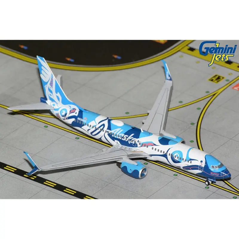 Gemini Jets Gjasa2213 1/400 Alaska Airlines B737-800S N559as Salmon People 1