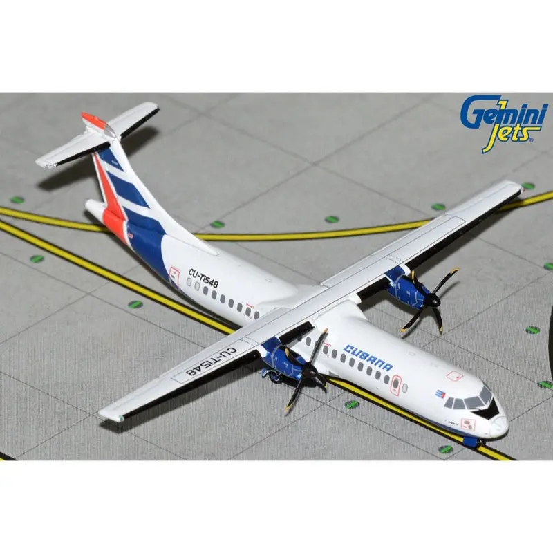 Gemini Jets Gjcub2222 1/400 Cubana Atr 72-200 Cu-T1548 1