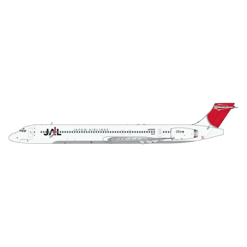 Gemini Jets Gjjal1719 1/400 Japan Air Lines Md-90 Ja002d 2