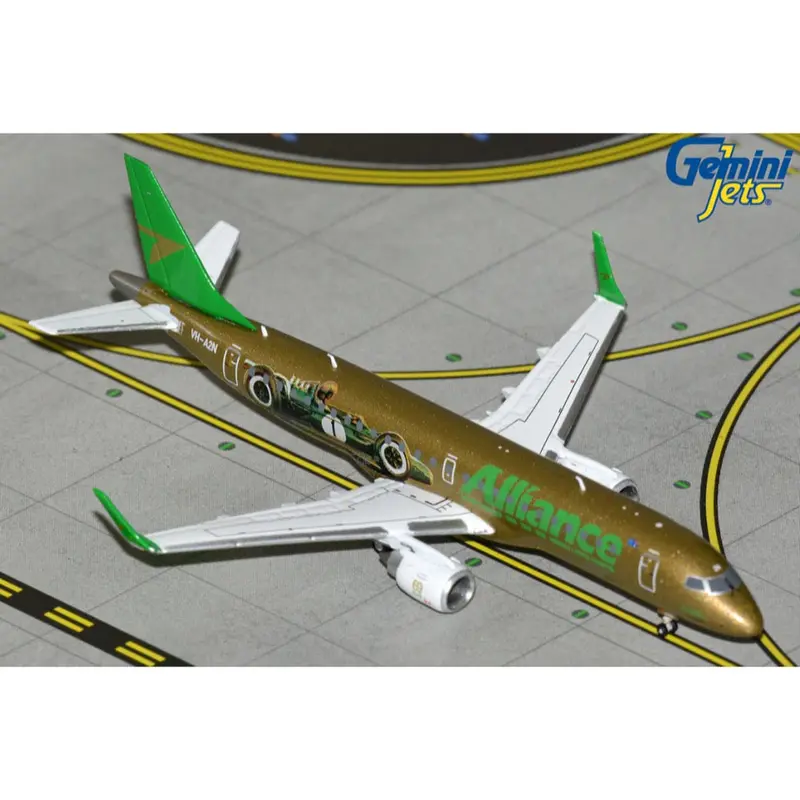 Gemini Jets Gjuty2405 1/400 Alliance Airlines E190 Vh-A2n Sir Jack Brabham Formula 1 Race Car 1