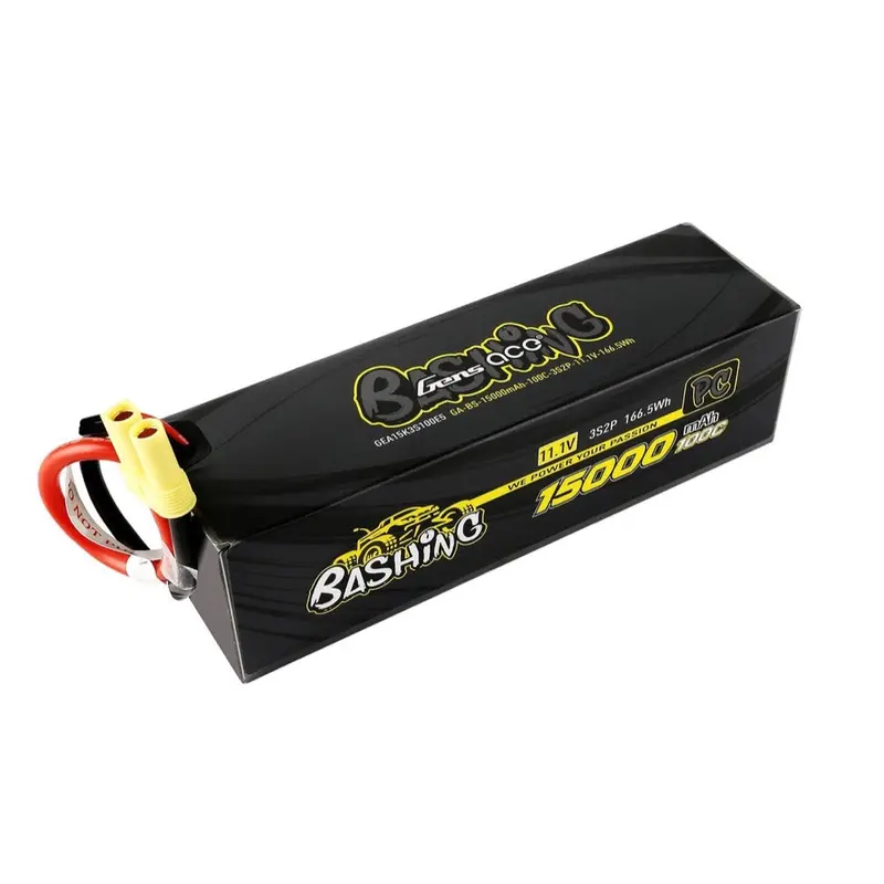 Gens Ace 11.1V 3S Bashing 15000Mah 100C Hardcase/Hardwired Lipo Battery (Ec5) 1