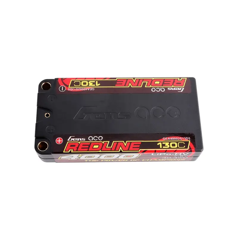 Gens Ace 7.4V 2S 4000Mah 130C Hardcase Lipo Battery (5.0Mm Bullet) 1
