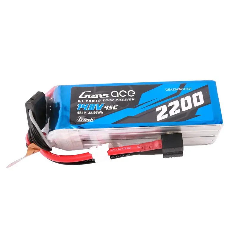 Gens Ace G-Tech 11.1V 3S 1800Mah 45C Soft Pack Lipo Battery (Deans) 1