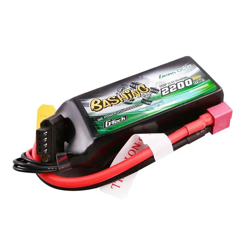 Gens Ace G-Tech 3S Bashing 2200Mah 35C 11.1V Soft Pack Lipo Battery (Deans) 2