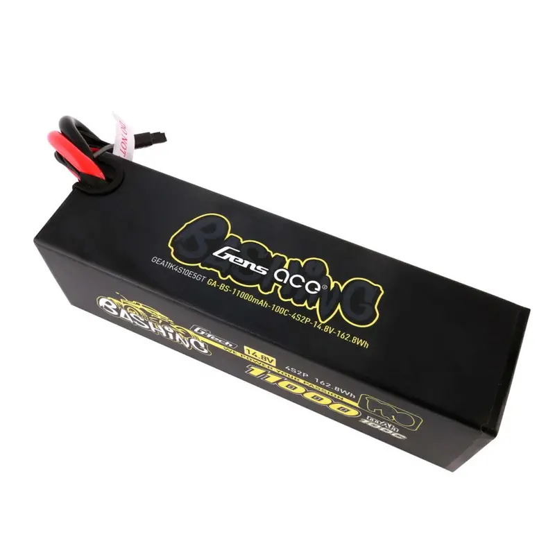 Gens Ace G-Tech 4S Bashing 11000Mah 100C 14.8V Hardcase/Hardwired Lipo Battery (Ec5) 1