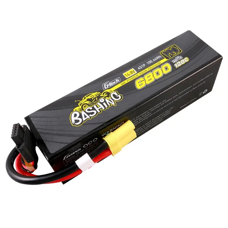 Gens Ace G-Tech 4S Bashing 6800Mah 120C 14.8V Soft Pack Lipo Battery (Ec5) 1