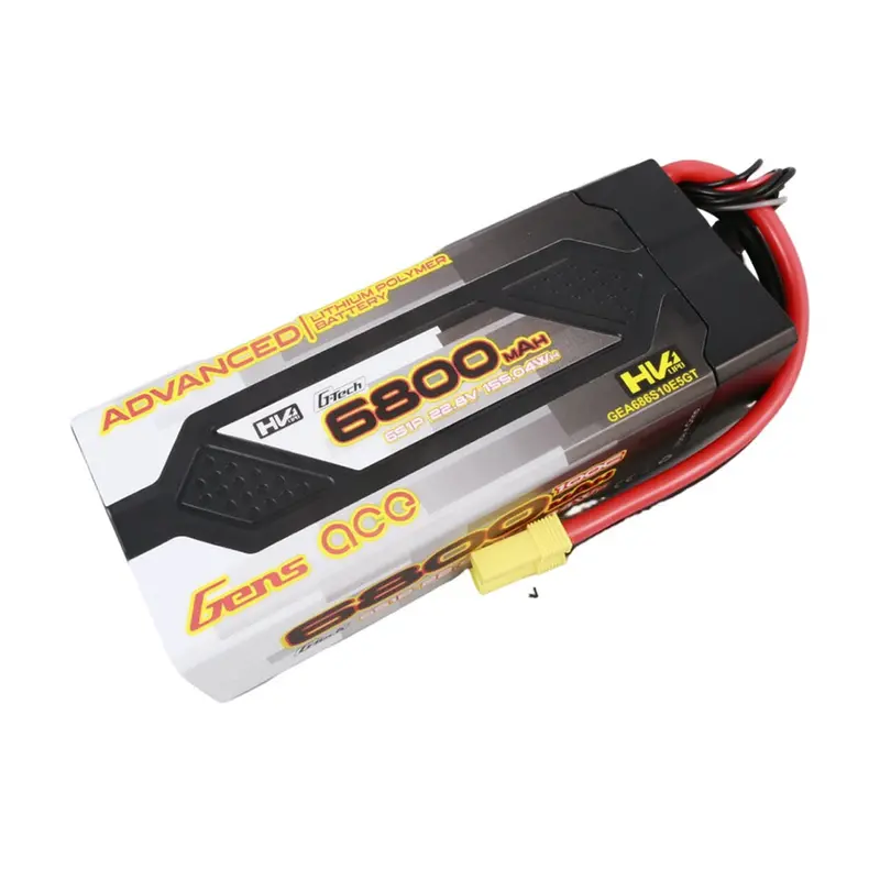 Gens Ace G-Tech 6S Advanced 6500Mah 100C 11.4V Hardcase Lipo Battery (Ec5) 1