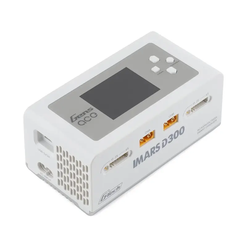 Gens Ace Imars D300 G-Tech Channel Ac/Dc 300W/700W Rc Battery Charger (White) 1