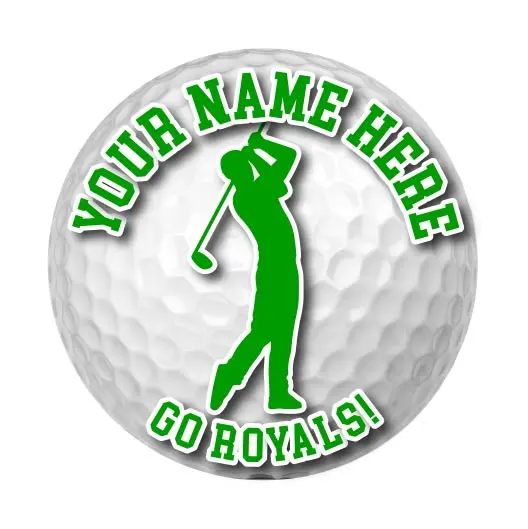 Golf Magnet Or Sticker | Custom Golf Ball Sign For Car Or Locker 5