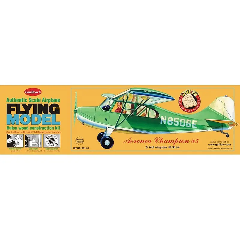 Guillows 301Lc Aeronca - Laser Cut Balsa Plane Kit 1
