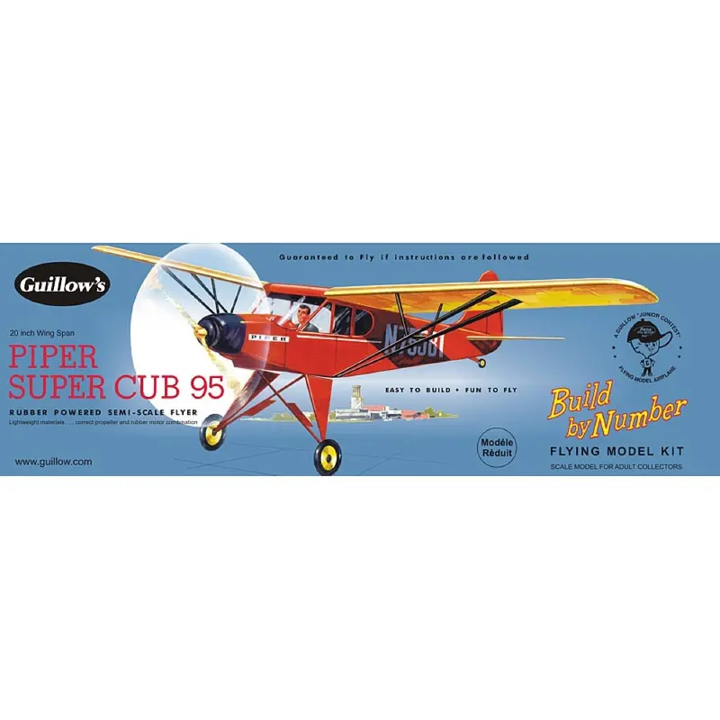 Guillows 602 Piper Cub 95 Balsa Plane Model Kit 1