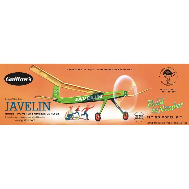Guillows 603 Javelin Balsa Plane Model Kit 1