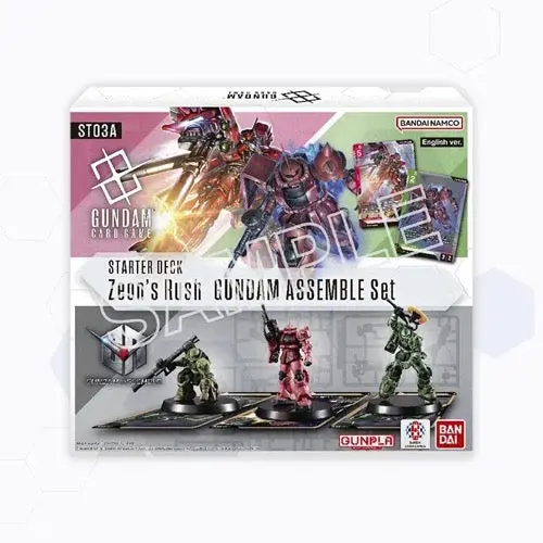Gundam Assemble: Starter Set Display – Zeon's Rush [St03a] 1