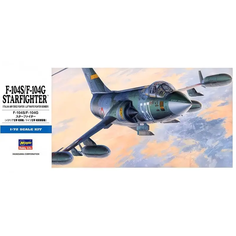 Hasegawa 00447 1/72 F-104S/F-104G Starfighter Italian/Luftwaffe 1