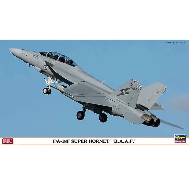 Hasegawa 00548Au 1/72 F/A-18F Super Hornet Limited Edition With Raaf 1Sqn Operation Okra Decals Included 1