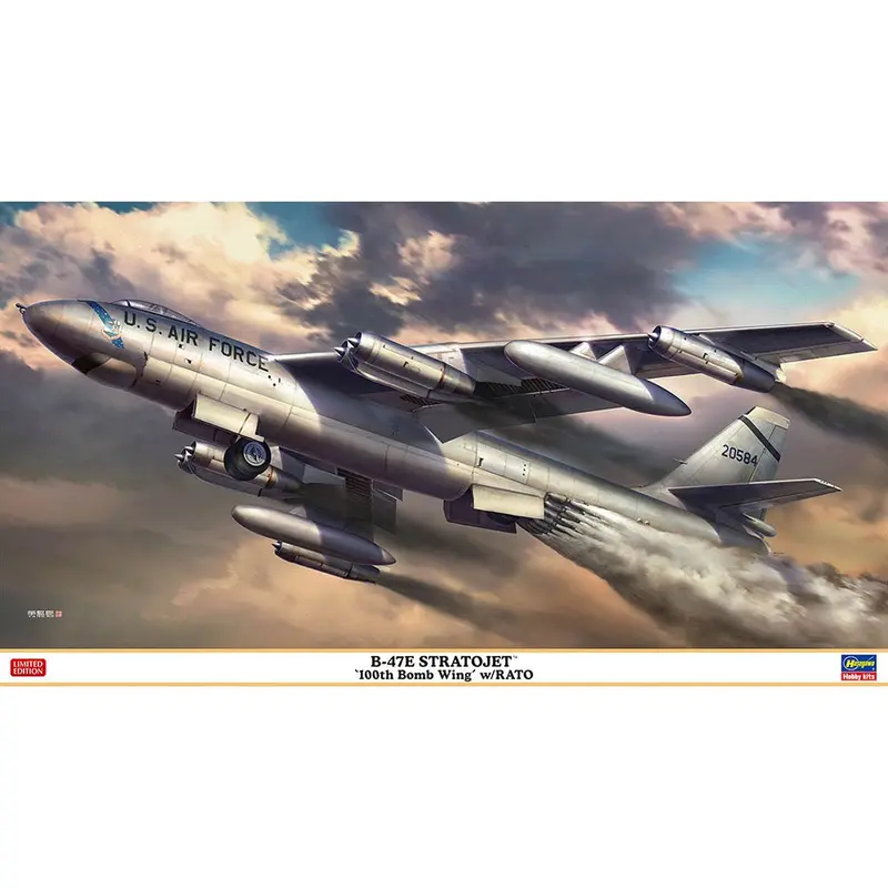 Hasegawa 02474 1/72 B-47E Stratojet 100Th Bomb Wing W/Rato 1
